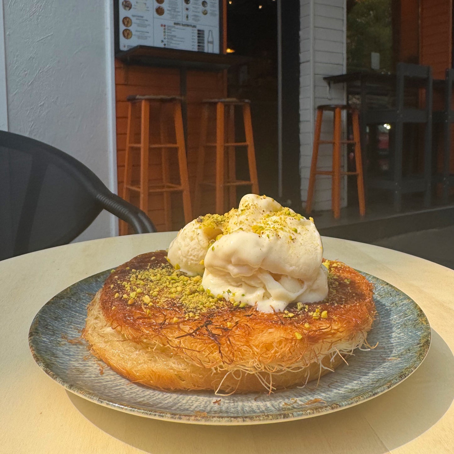 Double Knafeh cu inghetata